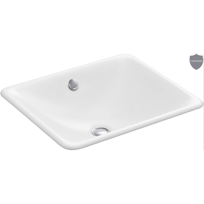 Menggutong 14.75'' Metal Rectangular Undermount Bathroom Sink Wayfair